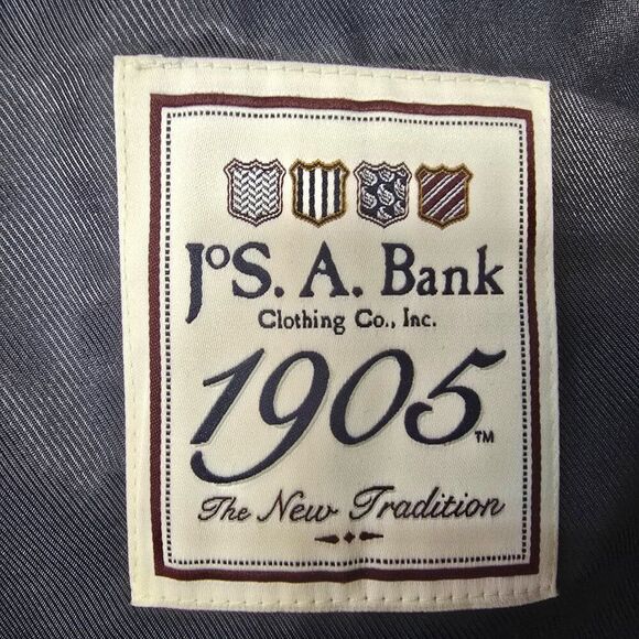 Jos. A. Bank 1905 Tailored Fit Navy Pinstripe Wool Suit Coat 46R - Picture 4 of 15